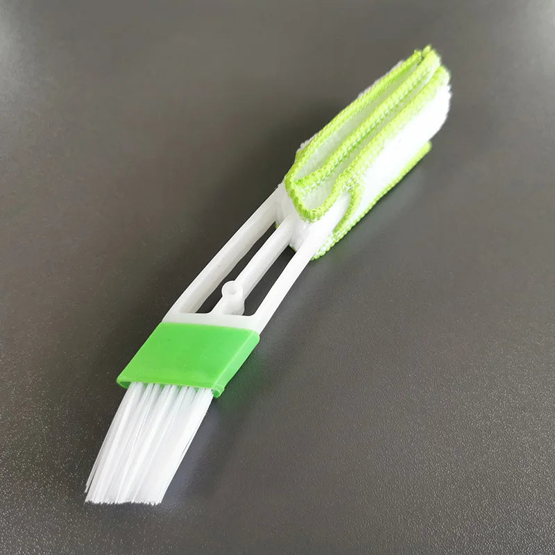 2-in-1 Green Air-Conditioner Outlet Cleaner Brush