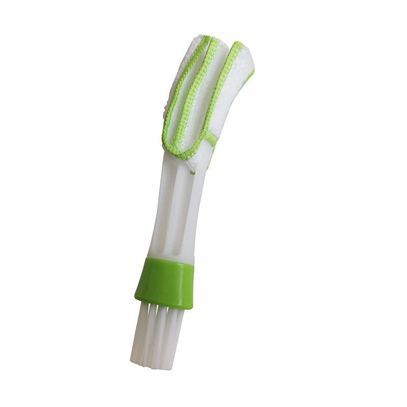  2-in-1 Green Air-Conditioner Outlet Cleaner Brush 